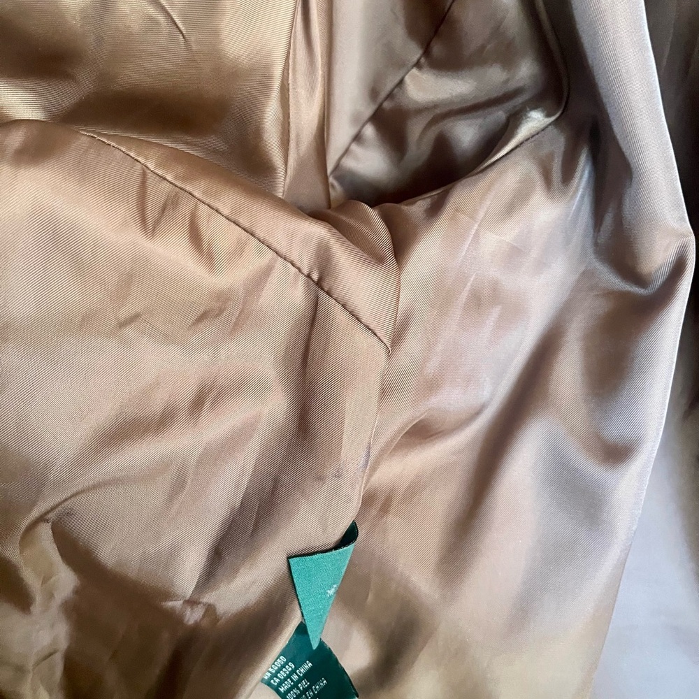 Ralph Lauren Rust Suede Belted Utility Jacket - Picture 13 of 15